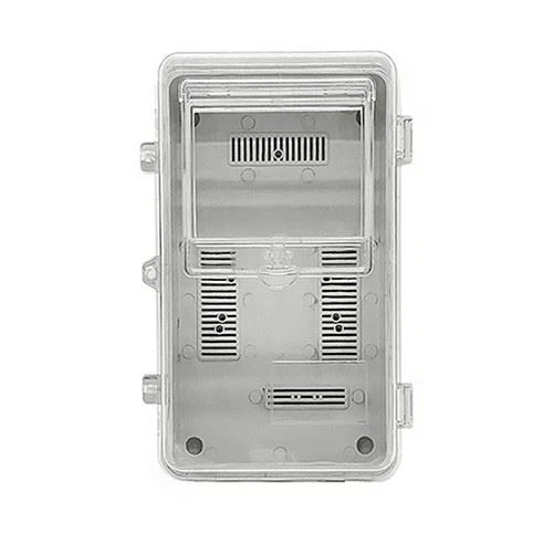 10-Single Phase Outdoor Waterproof Electric Enclosure with BS or DIN Meter Pole Top Box Wall Mounting   (2)