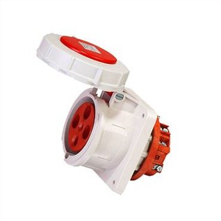 Enchufe industrial trifásico de 5 pines y 63 amperios