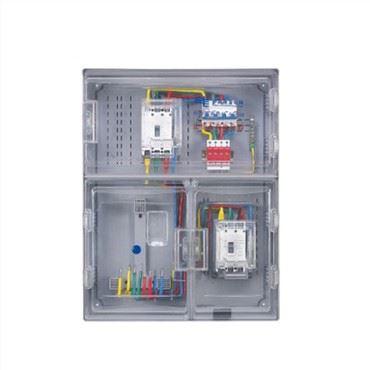 Caja de medidor de cubierta transparente para tipo de alimentación trifásica